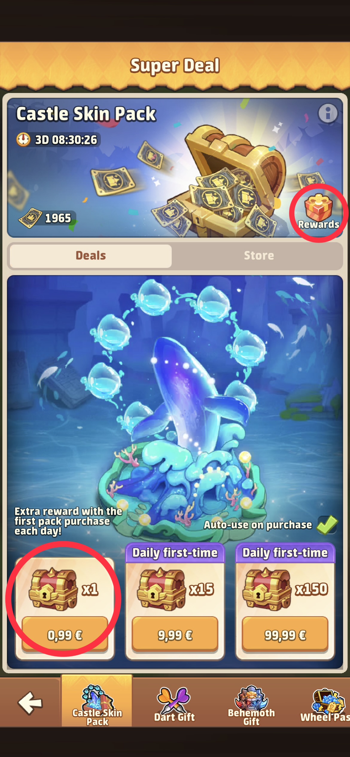 Castle voucher image