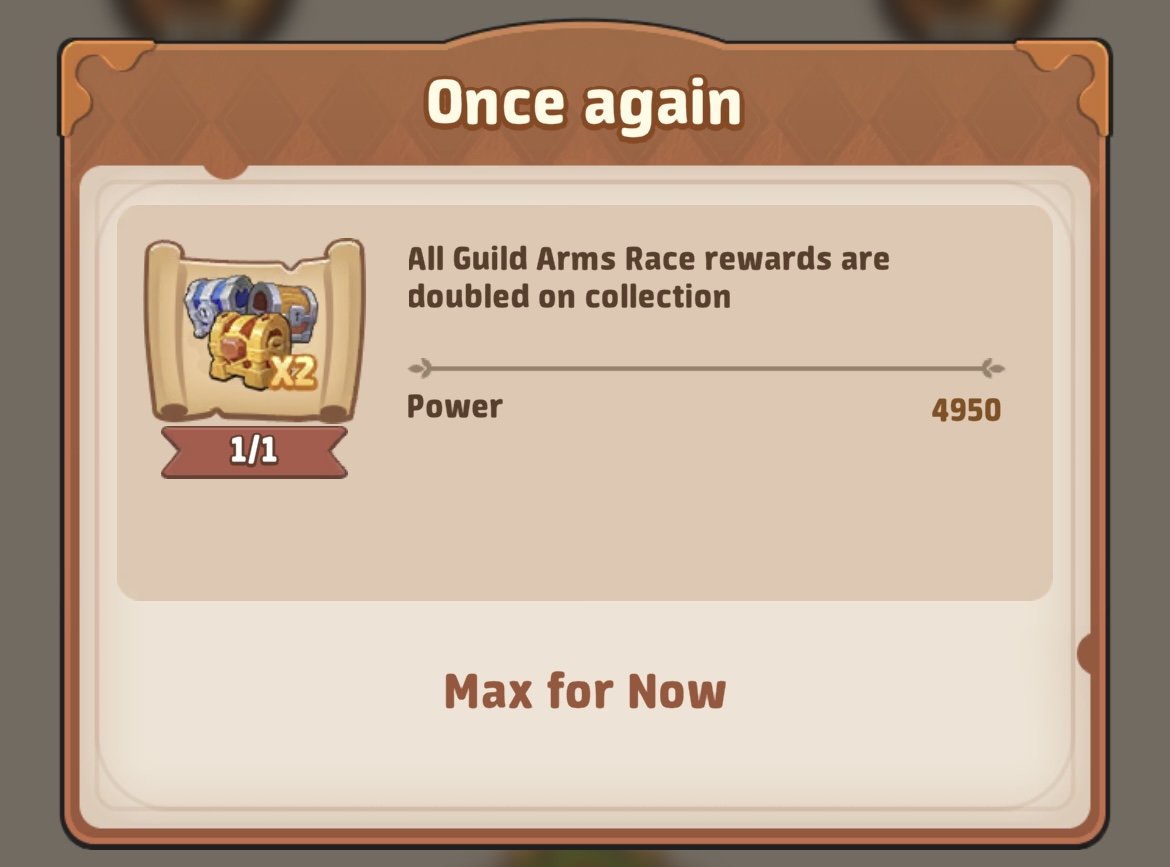 Double rewards upgrade