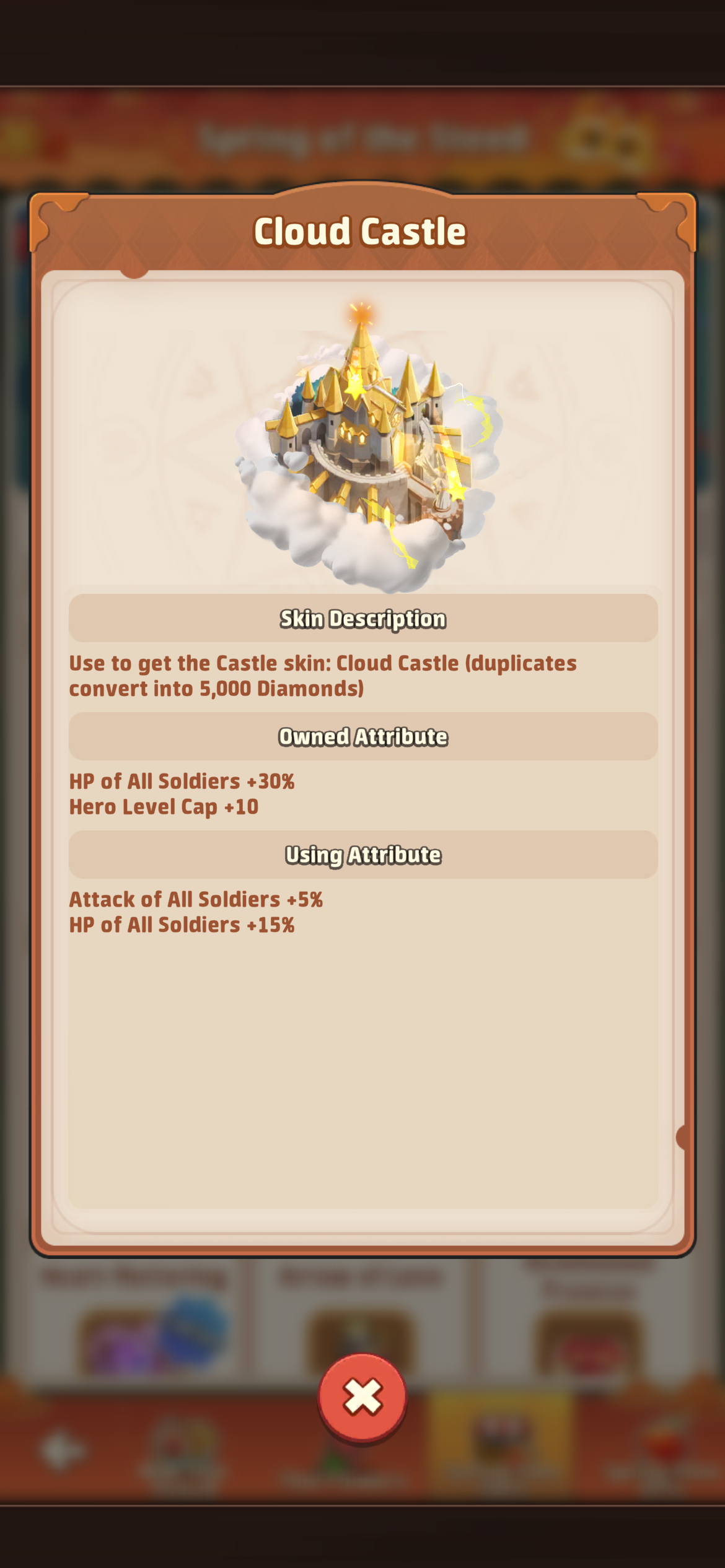 Cloud Castle priority